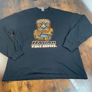 Hawaii‎ Tiki Bowl Gildan Hammer XL Long Sleeve